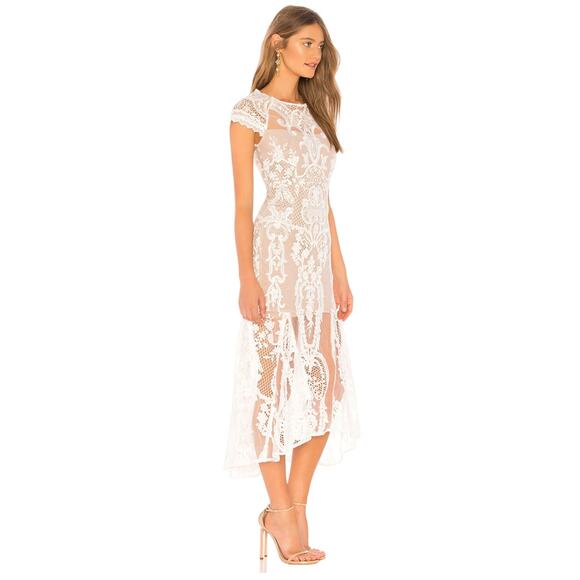 Bronx and Banco Bohemian Summer Dress in White NWT Size M - Picture 2 of 10